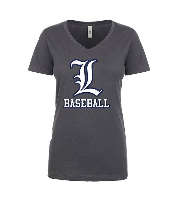 Legends Baseball Logo L - Womens Vneck