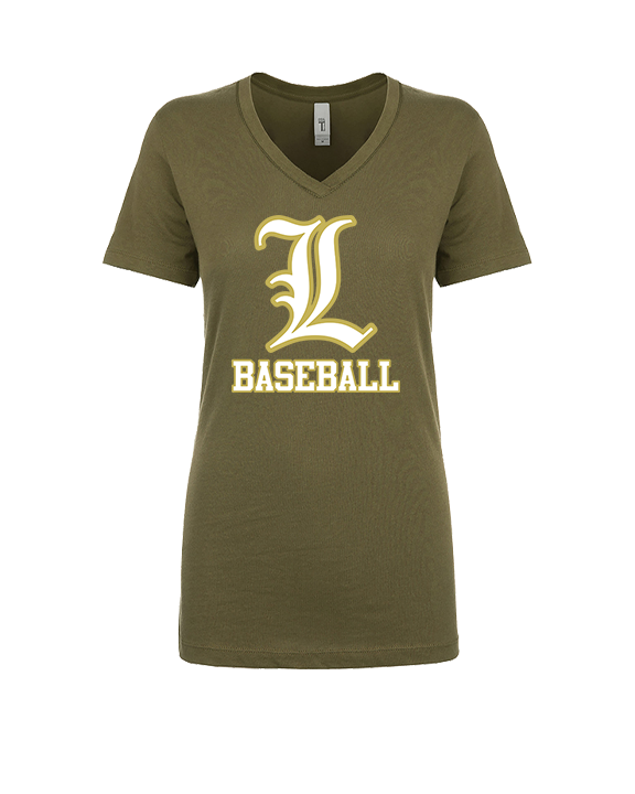 Legends Baseball Logo L Baseball - Womens Vneck