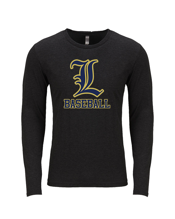 Legends Baseball Logo L Dark - Tri-Blend Long Sleeve