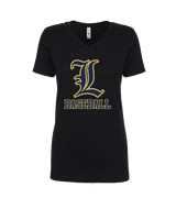 Legends Baseball Logo L Dark - Womens Vneck