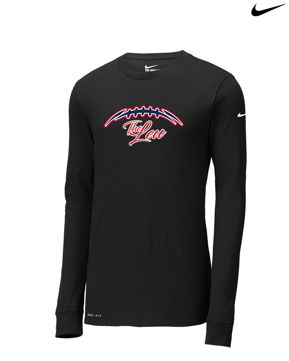 Leuzinger HS Football Laces - Mens Nike Longsleeve