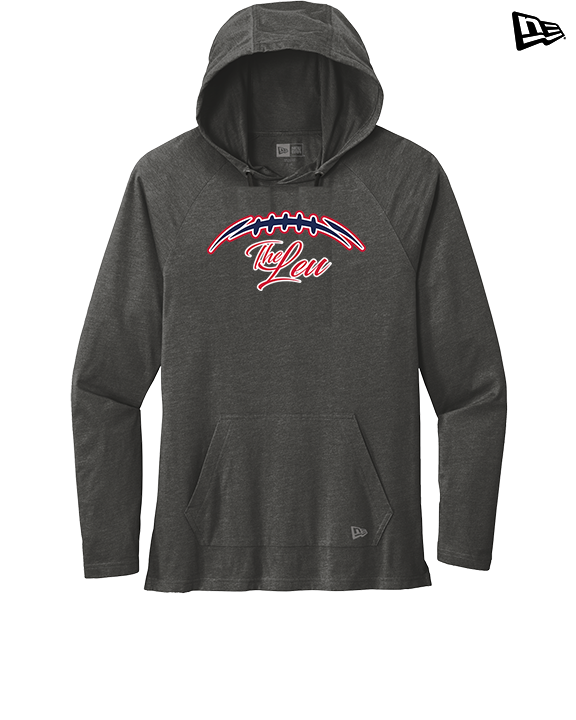 Leuzinger HS Football Laces - New Era Tri-Blend Hoodie