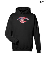 Leuzinger HS Football Laces - Nike Club Fleece Hoodie