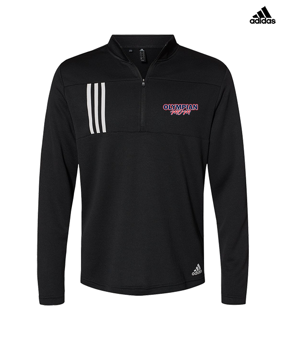 Leuzinger HS Football Mom - Mens Adidas Quarter Zip