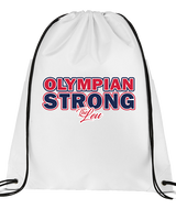 Leuzinger HS Football Strong - Drawstring Bag