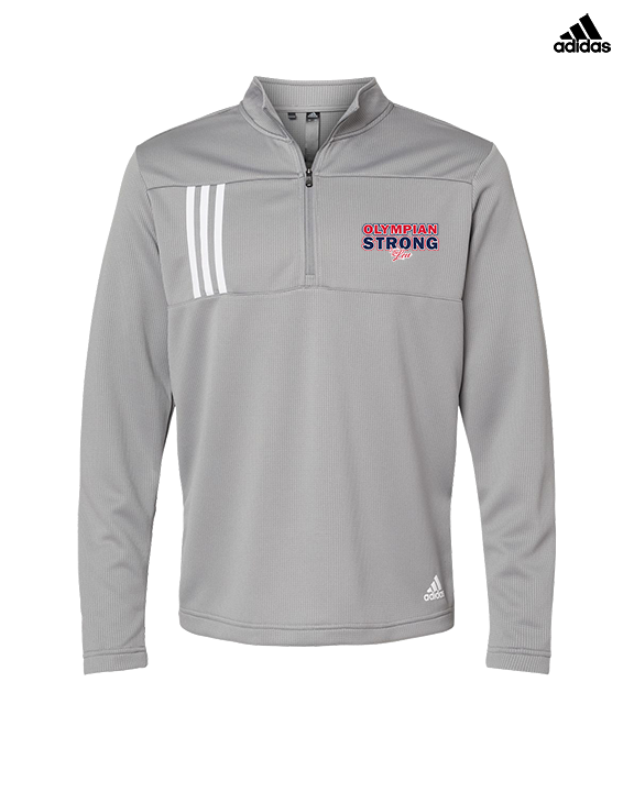 Leuzinger HS Football Strong - Mens Adidas Quarter Zip
