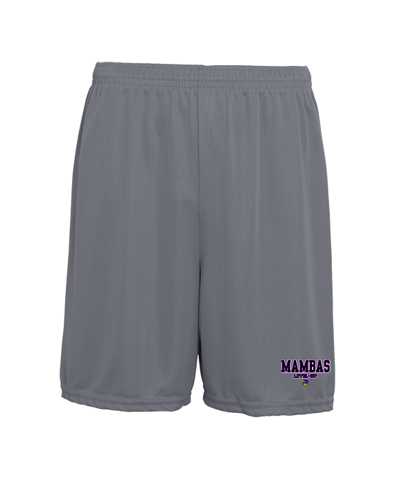 Level-Up Mambas Basketball Block - Mens 7inch Training Shorts