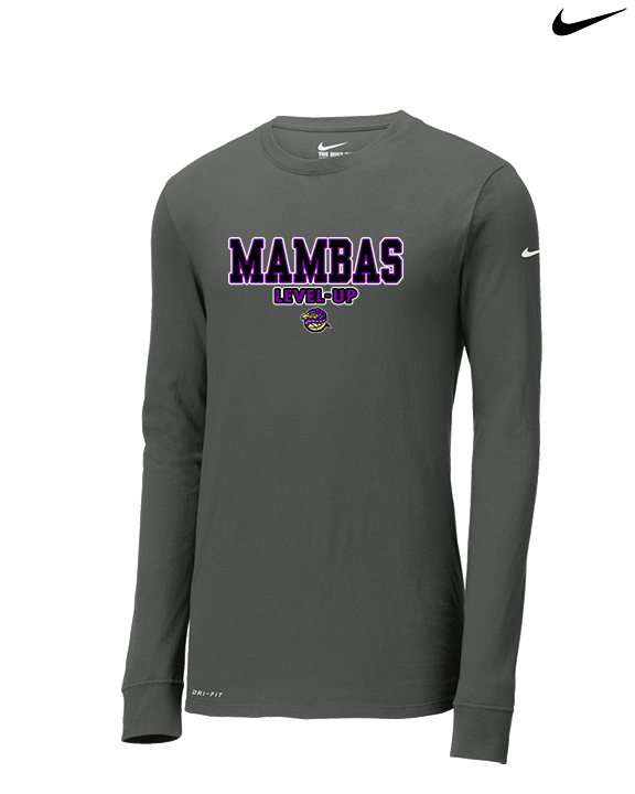 Level-Up Mambas Basketball Block - Mens Nike Longsleeve