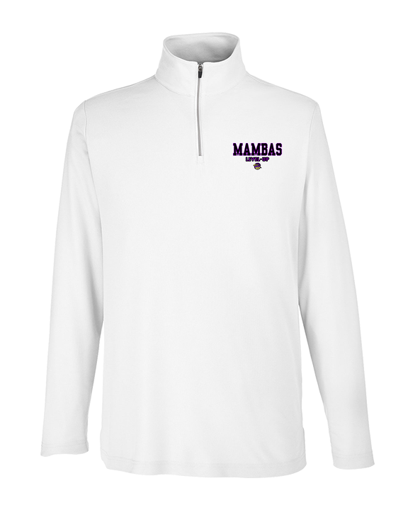Level-Up Mambas Basketball Block - Mens Quarter Zip