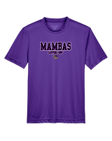 Level-Up Mambas Basketball Block - Youth Performance Shirt