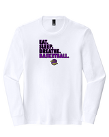 Level-Up Mambas Basketball Eat Sleep Breathe - Tri-Blend Long Sleeve
