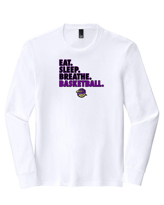 Level-Up Mambas Basketball Eat Sleep Breathe - Tri-Blend Long Sleeve