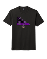 Level-Up Mambas Basketball Eat Sleep Breathe - Tri-Blend Shirt