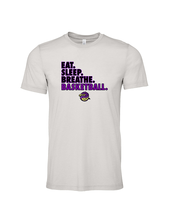 Level-Up Mambas Basketball Eat Sleep Breathe - Tri-Blend Shirt