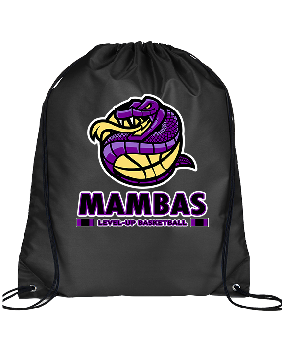 Level-Up Mambas Basketball Stacked - Drawstring Bag