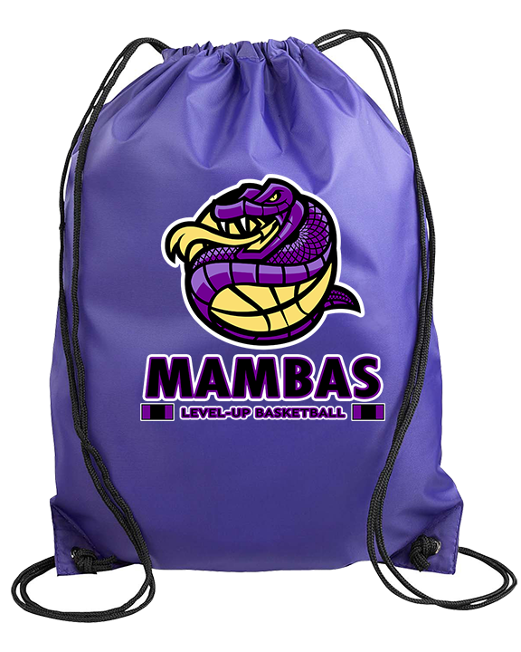 Level-Up Mambas Basketball Stacked - Drawstring Bag