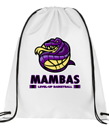 Level-Up Mambas Basketball Stacked - Drawstring Bag