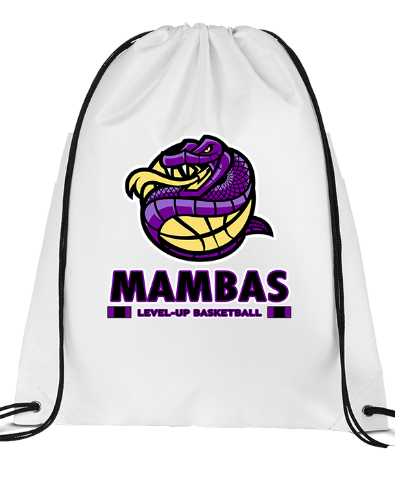 Level-Up Mambas Basketball Stacked - Drawstring Bag