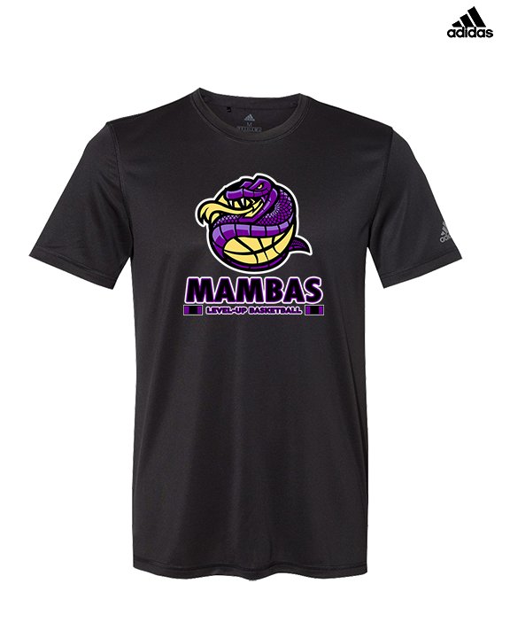 Level-Up Mambas Basketball Stacked - Mens Adidas Performance Shirt