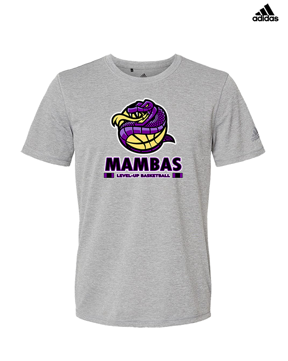Level-Up Mambas Basketball Stacked - Mens Adidas Performance Shirt