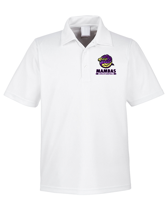Level-Up Mambas Basketball Stacked - Mens Polo