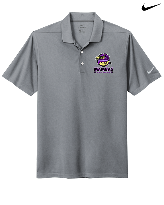 Level-Up Mambas Basketball Stacked - Nike Polo