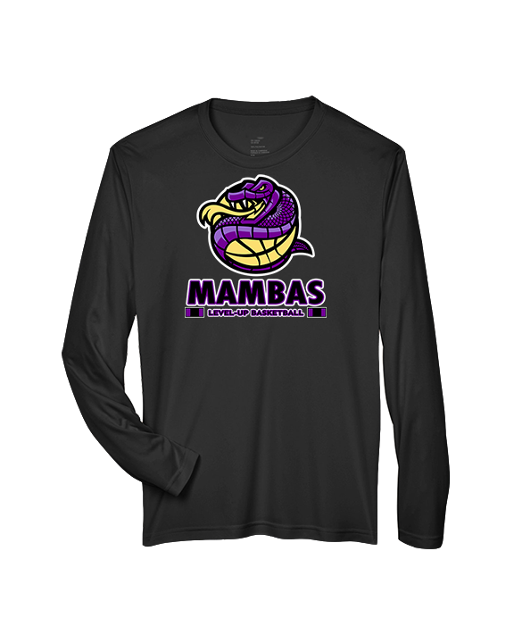 Level-Up Mambas Basketball Stacked - Performance Longsleeve