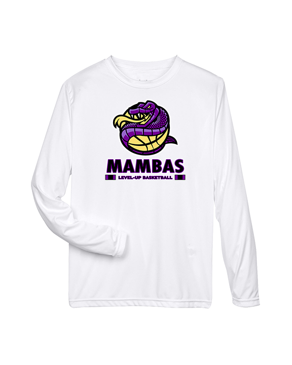 Level-Up Mambas Basketball Stacked - Performance Longsleeve