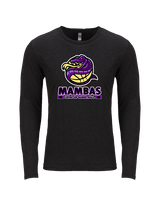 Level-Up Mambas Basketball Stacked - Tri-Blend Long Sleeve