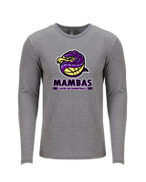 Level-Up Mambas Basketball Stacked - Tri-Blend Long Sleeve