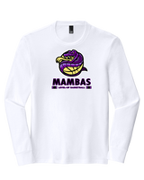 Level-Up Mambas Basketball Stacked - Tri-Blend Long Sleeve