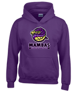 Level-Up Mambas Basketball Stacked - Youth Hoodie