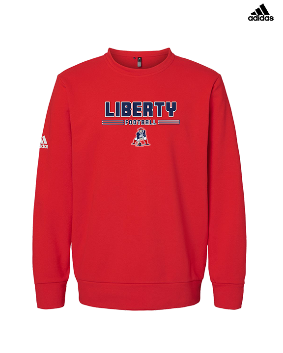 Liberty HS Football Keen - Mens Adidas Crewneck