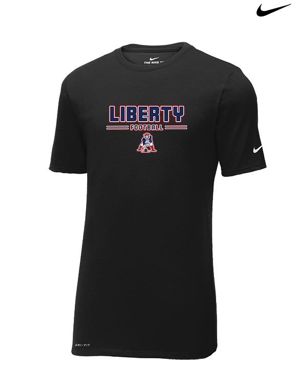 Liberty HS Football Keen - Mens Nike Cotton Poly Tee
