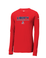 Liberty HS Football Keen - Mens Nike Longsleeve