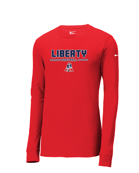 Liberty HS Football Keen - Mens Nike Longsleeve