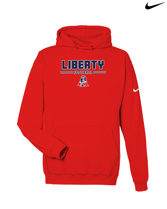 Liberty HS Football Keen - Nike Club Fleece Hoodie