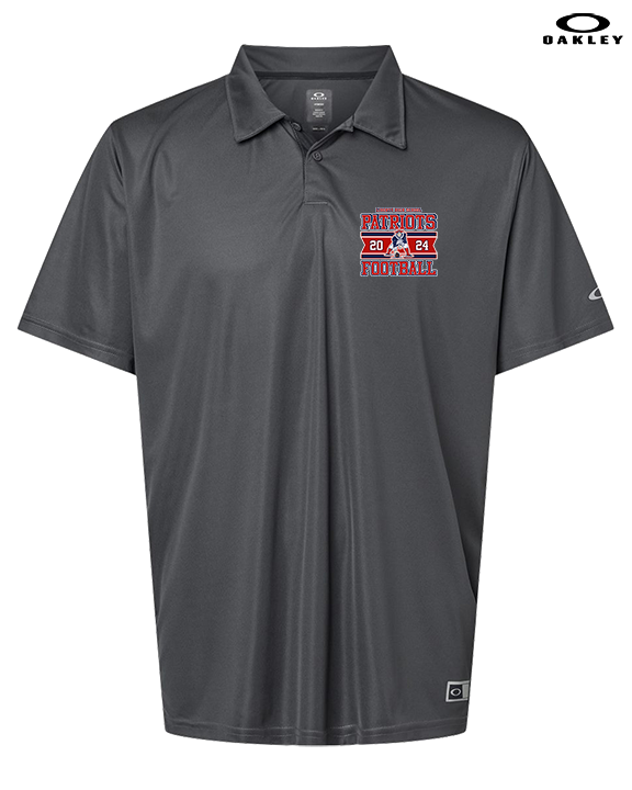 Liberty HS Football Stamp - Mens Oakley Polo