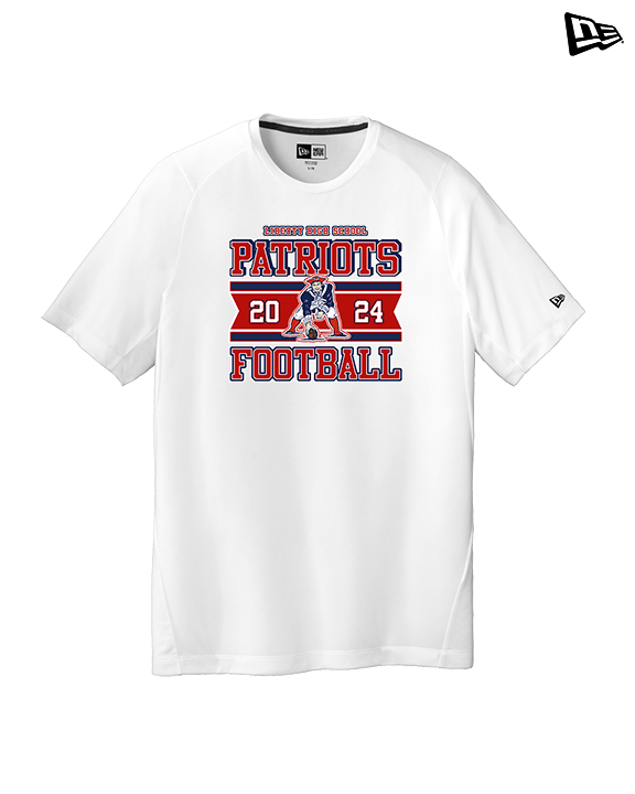 Liberty HS Football Stamp - New Era Performance Shirt