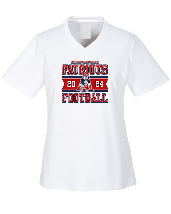 Liberty HS Football Stamp - Womens Performance Shirt