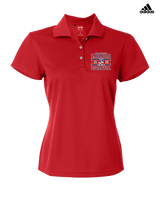 Liberty HS Football Stamp 25 - Adidas Womens Polo