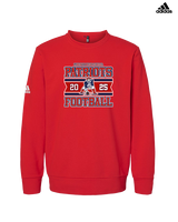 Liberty HS Football Stamp 25 - Mens Adidas Crewneck