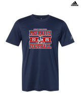 Liberty HS Football Stamp 25 - Mens Adidas Performance Shirt