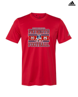 Liberty HS Football Stamp 25 - Mens Adidas Performance Shirt