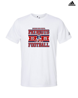 Liberty HS Football Stamp 25 - Mens Adidas Performance Shirt