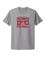 Liberty HS Football Stamp 25 - Mens Select Cotton T-Shirt