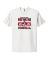 Liberty HS Football Stamp 25 - Mens Select Cotton T-Shirt