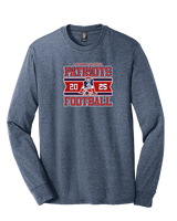 Liberty HS Football Stamp 25 - Tri-Blend Long Sleeve