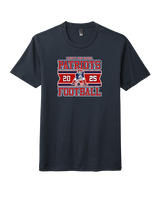 Liberty HS Football Stamp 25 - Tri-Blend Shirt