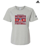 Liberty HS Football Stamp 25 - Womens Adidas Performance Shirt